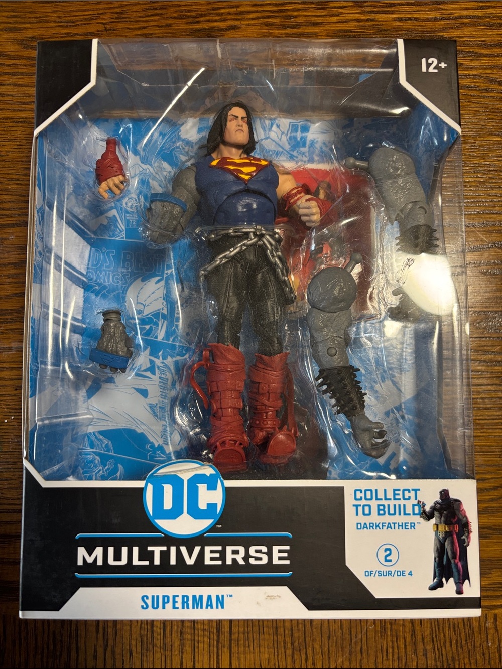 DC Multiverse Superman Figure - Blue, Red, Black